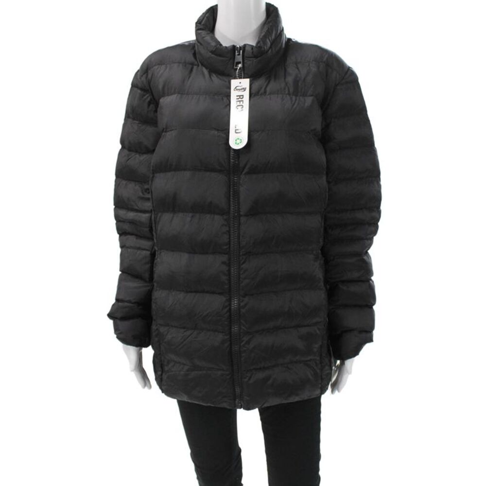 32 Degree Heat Unisex Black Quilted Puffer Nylon Jacket Size 2XL
